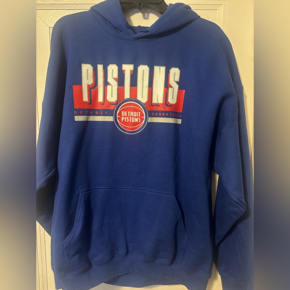 Blue Detroit Pistons Hoodie